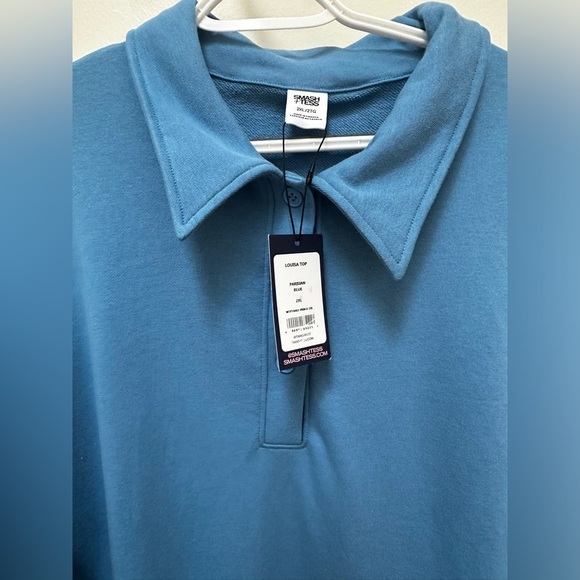 NWT Smash + Tess Louisa top in Parisian blue size 2XL - Picture 13 of 13